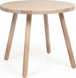 Dětský stůl z kaučukového dřeva Kave Home Dilcia, ø 55 cm