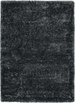 Antracitově šedý koberec Universal Aloe Liso, 160 x 230 cm
