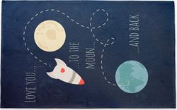 Dětský koberec Little Nice Things Moon, 195 x 135 cm