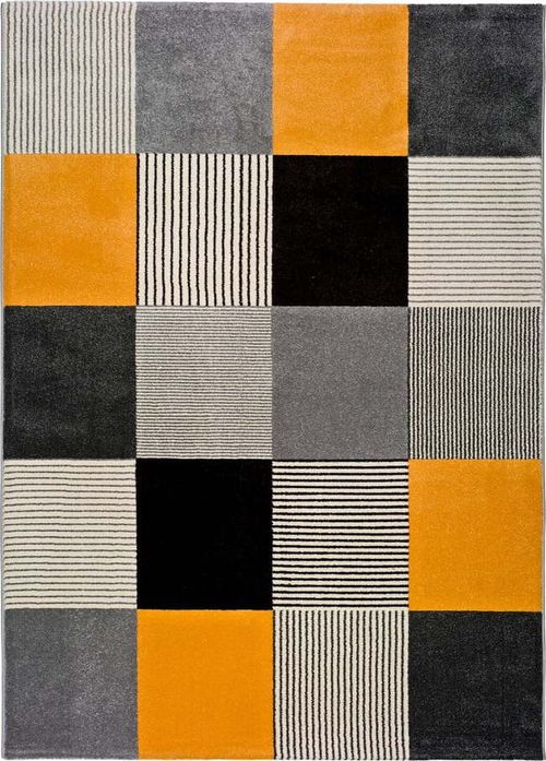 Oranžovo-šedý koberec Universal Gladys Lento, 160 x 230 cm