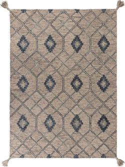 Šedý vlněný koberec Flair Rugs Diego, 200 x 290 cm