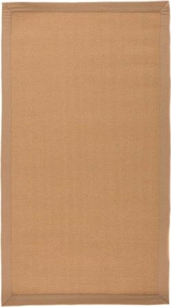 Hnědý jutový koberec Flair Rugs Herringbone, 80 x 150 cm