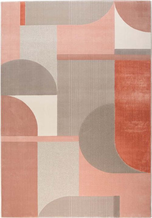 Růžovo-šedý koberec Zuiver Hilton, 160 x 230 cm