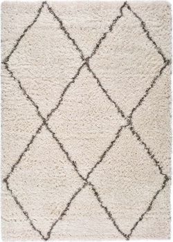 Béžový koberec Universal Lynn Lines, 200 x 290 cm