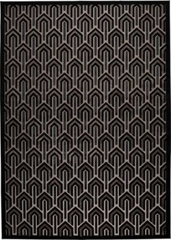 Černý koberec Zuiver Beverly, 170 x 240 cm