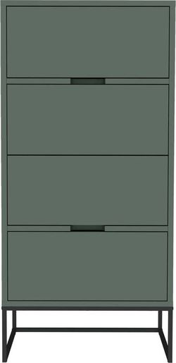 Zelená komoda Tenzo Lipp, 60 x 127 cm