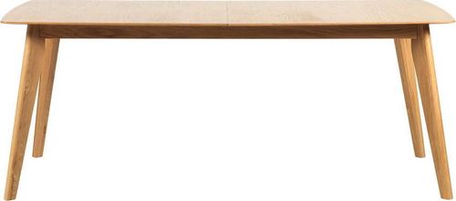 Rozkládací jídelní stůl s nohami z dubového dřeva Rowico Frey, 190 x 90 cm