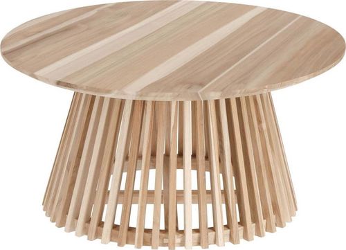 Konferenční stolek z teakového dřeva La Forma Irune, ⌀ 80 cm