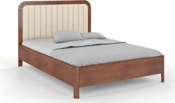 Světle hnědá dvoulůžková postel z bukového dřeva Skandica Visby Modena, 180 x 200 cm
