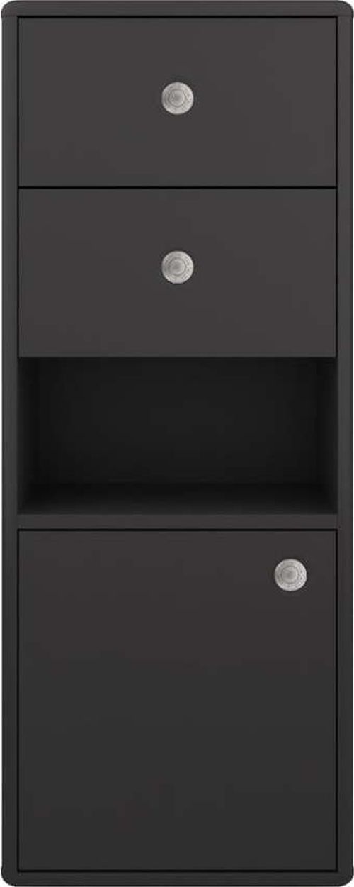 Tmavě šedá koupelnová skříňka Tom Tailor for Tenzo Color Bath, 40 x 100 cm