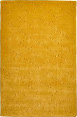 Žlutý vlněný koberec Think Rugs Kasbah, 150 x 230 cm