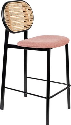 Černá/světle růžová barová židle 94 cm Spike – Zuiver
