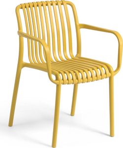 Hořčicově žlutá zahradní židle La Forma Isabellini