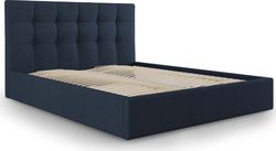 Modrá dvoulůžková postel Mazzini Beds Nerin, 160 x 200 cm