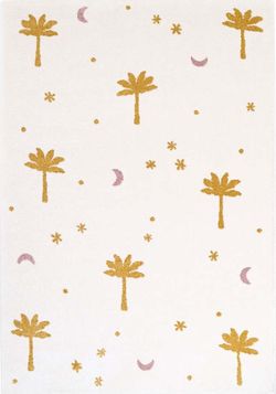 Dětský koberec Nattiot Little Palm, 120 x 170 cm