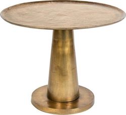 Kovový odkládací stolek ve zlaté barvě Dutchbone Brute, ⌀ 63 cm