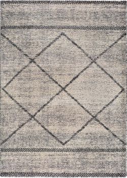 Šedý koberec Universal Kasbah Gris, 160 x 230 cm
