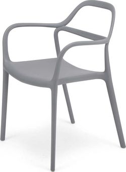Sada 2 šedých jídelních židlí Le Bonom Dali Chaur