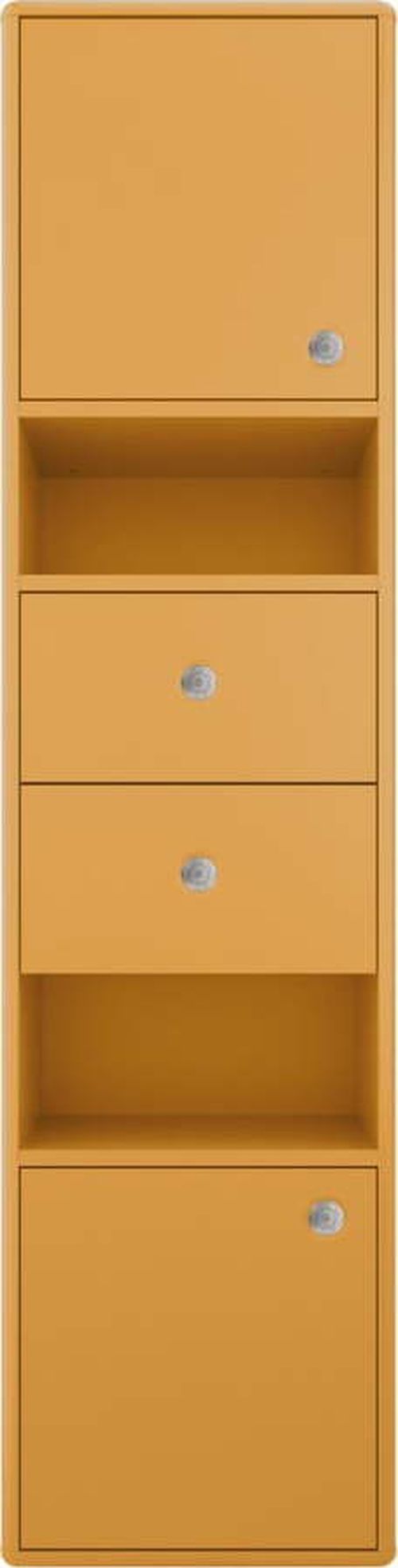 Hořčicově žlutá koupelnová skříňka Tom Tailor for Tenzo Color Bath, 40 x 158 cm