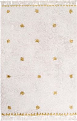 Béžovo-žlutý koberec Nattiot Wooly, 120 x 170 cm
