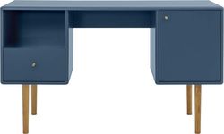 Modrý pracovní stůl 130x50 cm Color Living - Tom Tailor for Tenzo