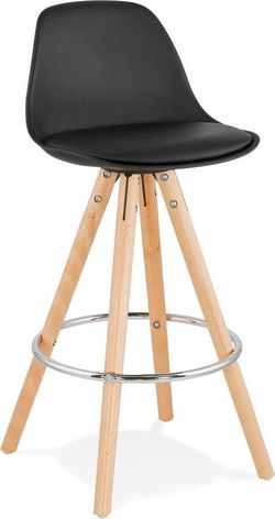 Černá barová židle Kokoon Anau, výška sedu 64 cm