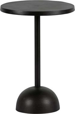Černý odkládací stolek BePureHome Tack, ø 40 cm