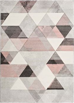 Šedo-růžový koberec Universal Pinky Dugaro, 140 x 200 cm