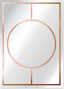 Nástěnné zrcadlo Surdic Espejo Copper, 50 x 70 cm
