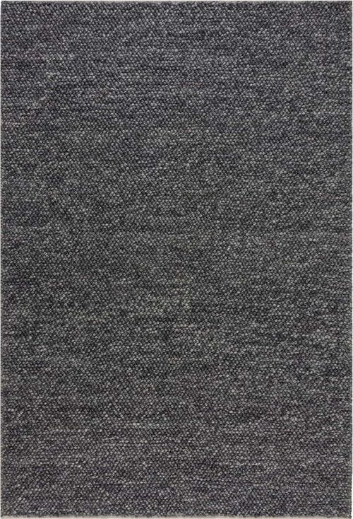 Tmavě šedý vlněný koberec Flair Rugs Minerals, 120 x 170 cm