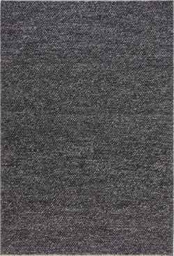 Tmavě šedý vlněný koberec Flair Rugs Minerals, 120 x 170 cm
