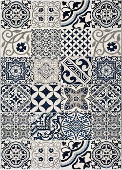 Modrý koberec Universal Indigo Azul Mecho, 140 x 200 cm