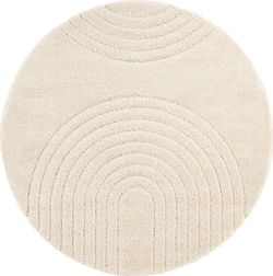 Krémově bílý koberec Mint Rugs Norwalk Fergus, ø 160 cm