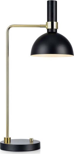 Stolní lampa v černo-zlaté barvě Markslöjd Larry