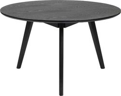 Černý konferenční stolek Rowico YuRAi, ⌀ 90 cm