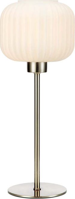 Stolní lampa v ocelově zlaté barvě Markslöjd Sober