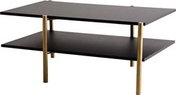 Černý konferenční stolek s černou deskou 100x65 cm Rave - CustomForm