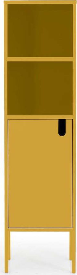 Žlutá skříň Tenzo Uno, výška 152 cm