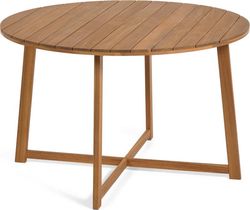 Zahradní jídelní stůl z akáciového dřeva La Forma Dafne, ⌀ 120 cm