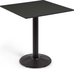 Černý zahradní jídelní stůl Kave Home Tiaret, 68 x 68 cm