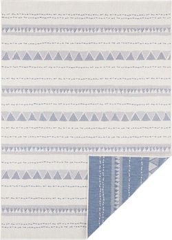 Modro-krémový venkovní koberec Bougari Bahamas, 120 x 170 cm