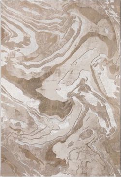 Béžový koberec Flair Rugs Marbled, 240 x 340 cm