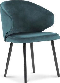 Petrolejově modrá jídelní židle se sametovým potahem Windsor & Co Sofas Nemesis