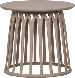 Béžový zahradní konferenční stolek WOOOD Boy, ø 50 cm