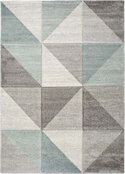 Modro-šedý koberec Universal Retudo Naia, 140 x 200 cm