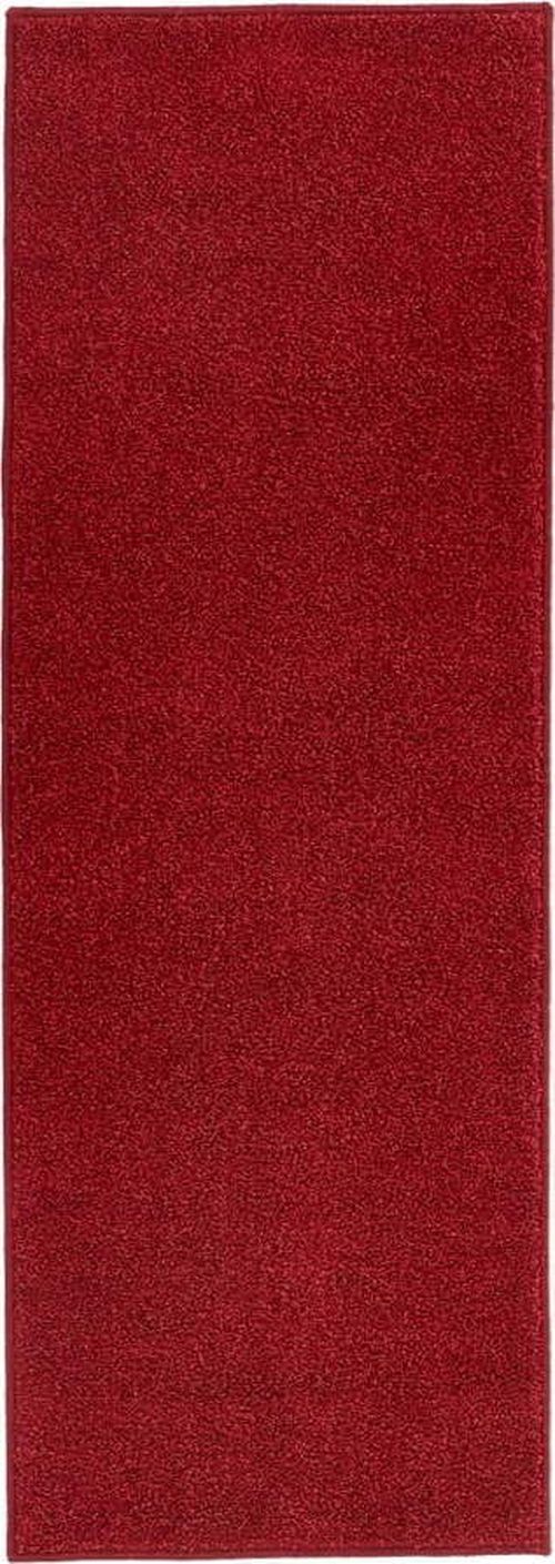 Červený běhoun Hanse Home Pure, 80 x 400 cm