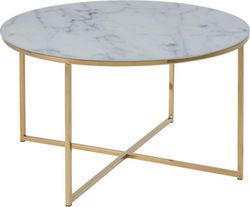 Konferenční stolek Actona Alisma Golden, ⌀ 80 cm
