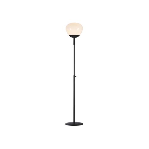 Černá stojací lampa Markslöjd Rise, výška 151 cm
