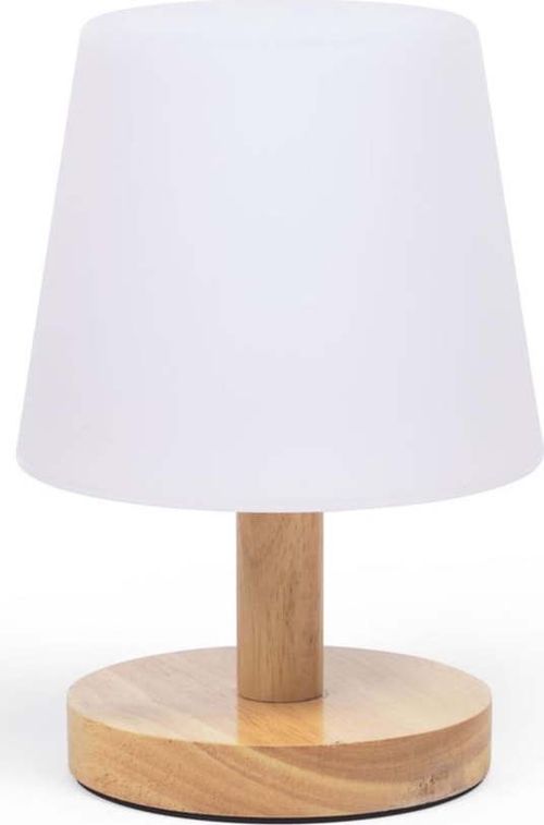 LED stmívatelná stolní lampa v přírodní barvě (výška 22 cm) Ambar – Kave Home