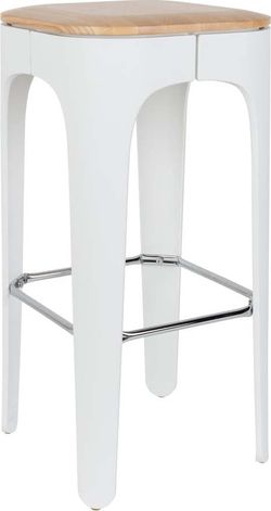 Bílá barová židle 73 cm Up-High – White Label